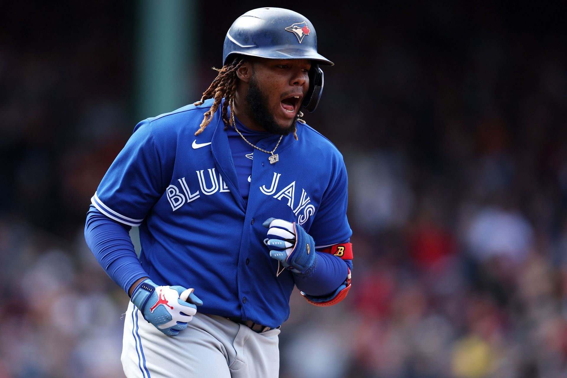 Vladimir Guerrero Jr. #27 of the Toronto Blue Jays