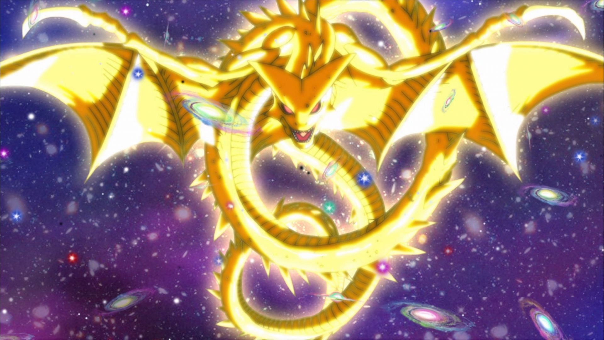 Super Shenron after being summoned in the Dragon Ball Super anime (Image via Toei Animation)