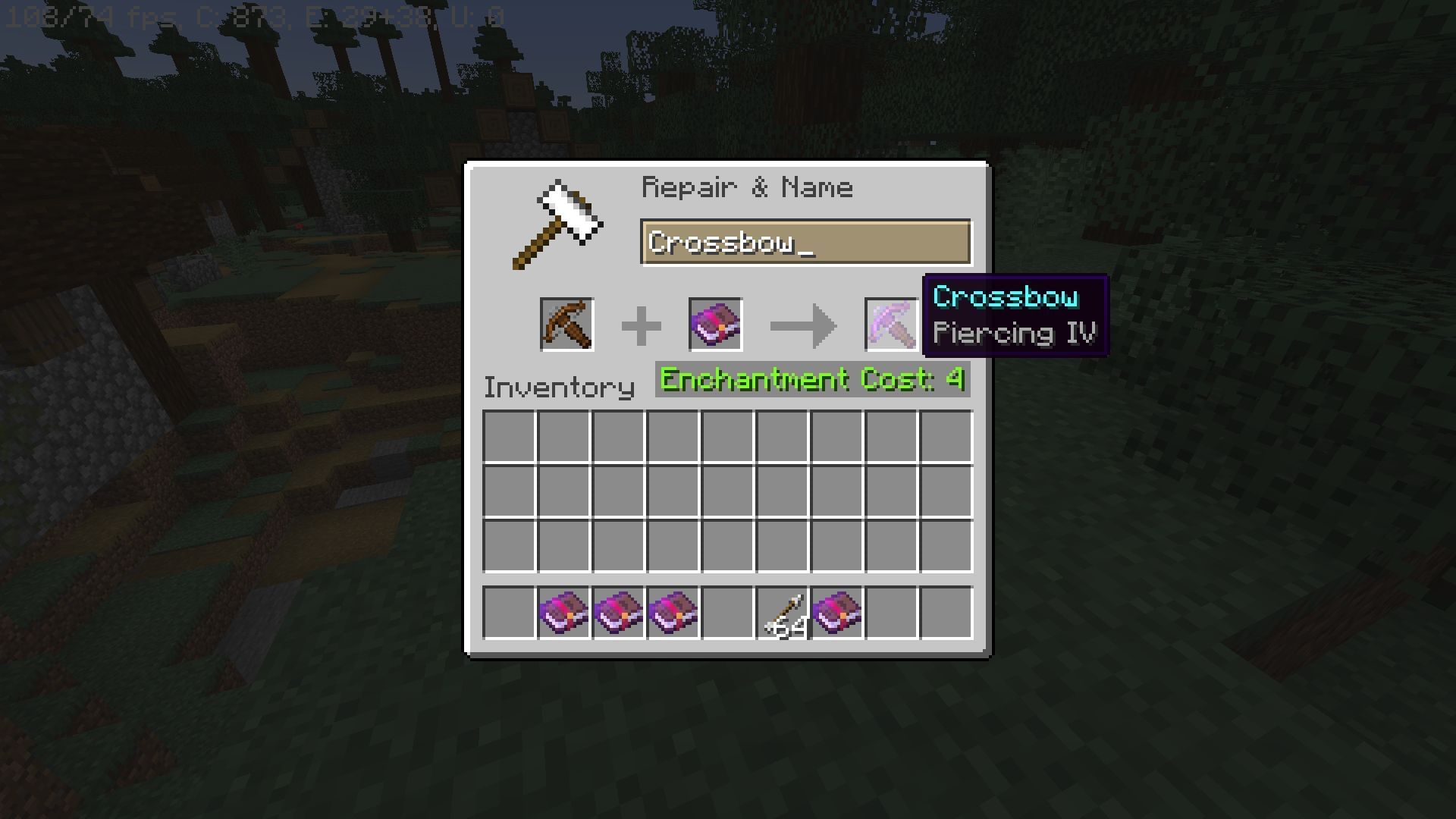 Top 5 enchantments for crossbows in Minecraft