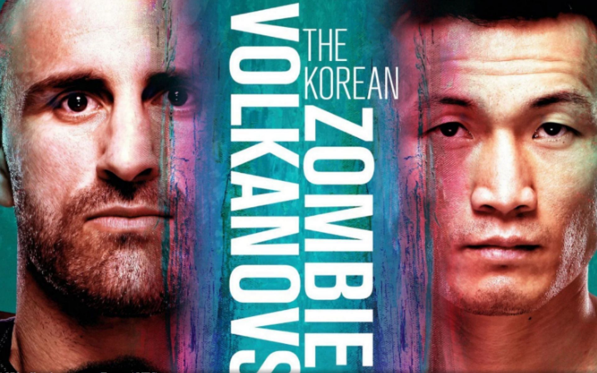 Volkanovski vs. The Korean Zombie poster [Image courtesy: @ufc via Twitter]