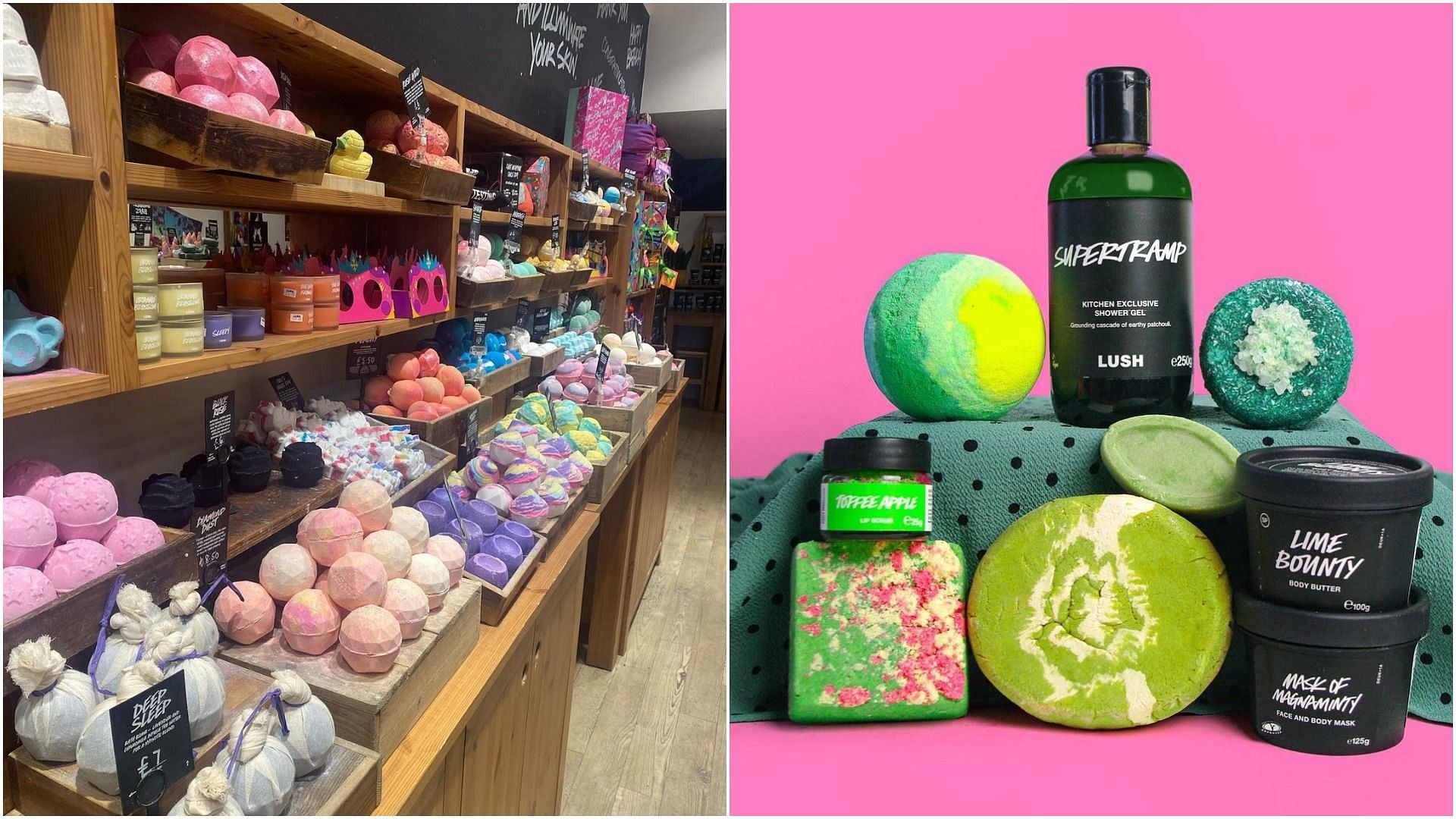 Lush is celebrating 33 years of World Bath Bomb Day (Image via @gossipgurla and @sofieslush/Instagram)