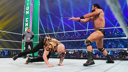 Drew McIntyre faced Happy Corbin at WrestleMania 38