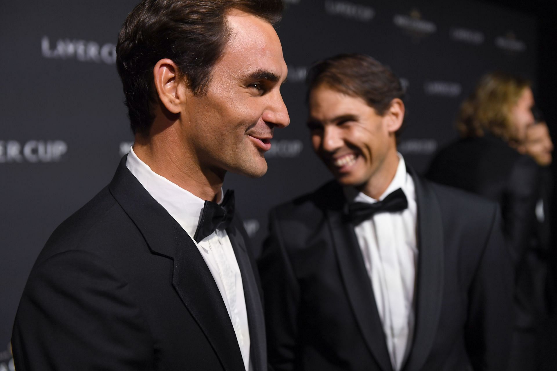 Roger Federer (left) and Rafael Nadal