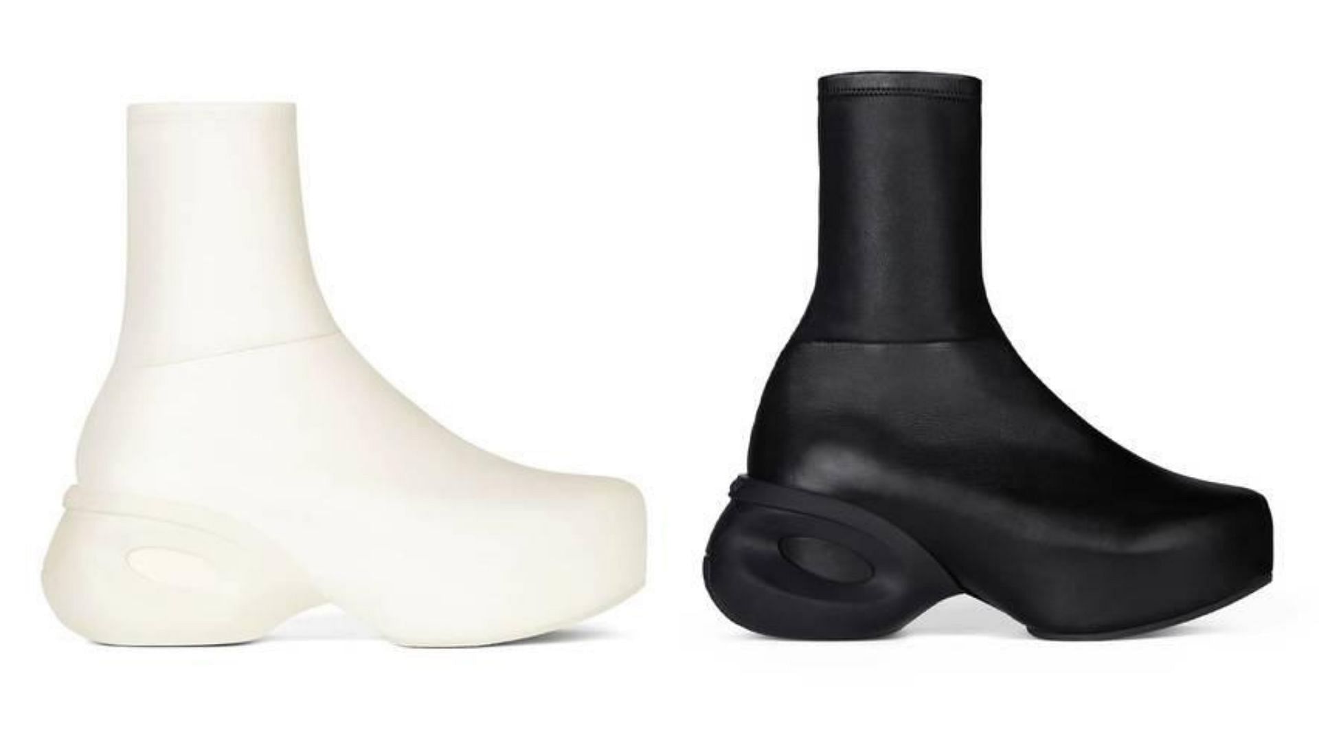 Givenchy clogs are made with suede and leather (Image via Sportskeeda)