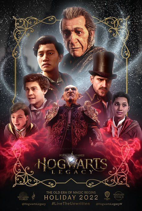 "This gets me all hyped up": A fan-made Hogwarts Legacy poster