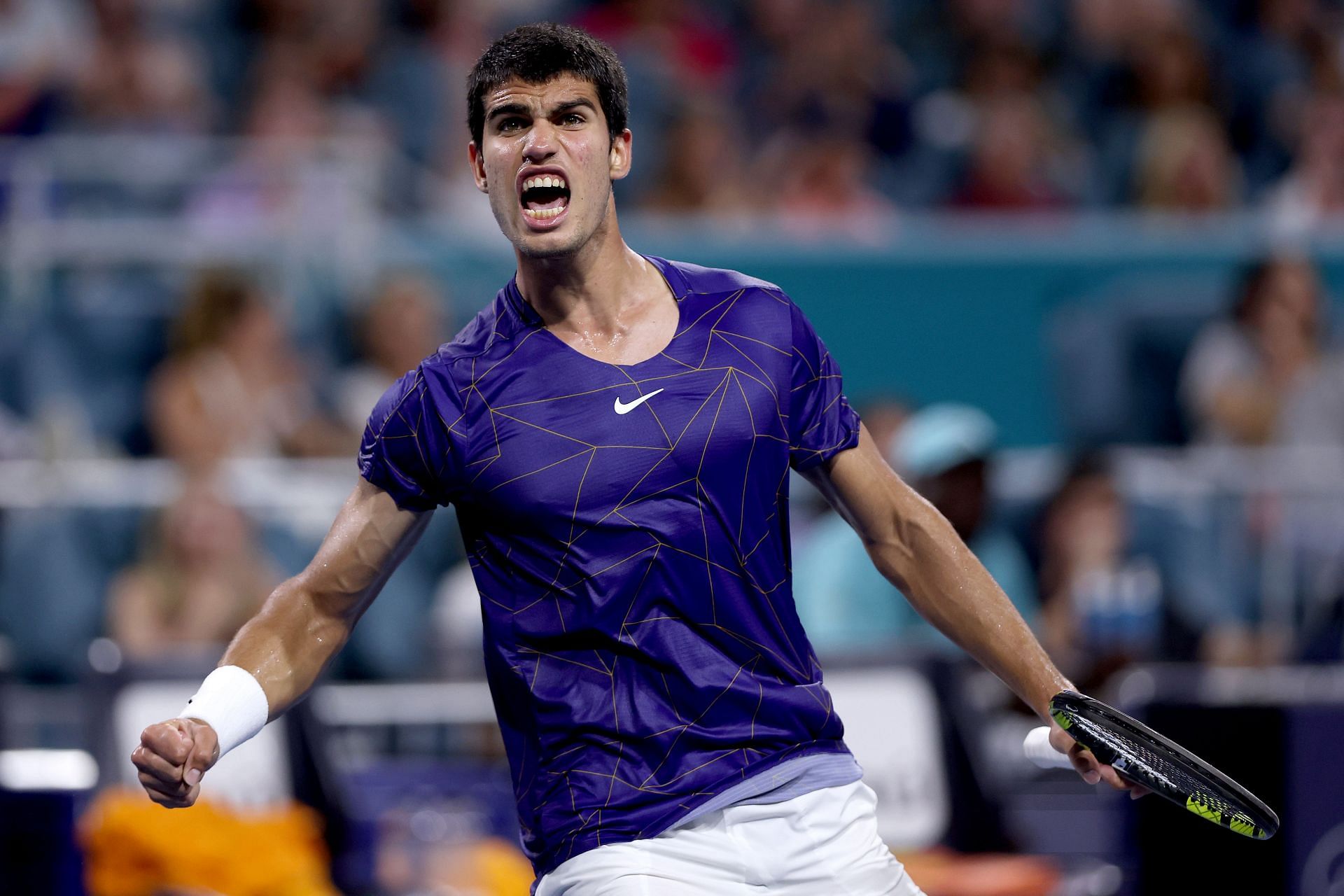 A win on Sunday will make Carlos Alcaraz the youngest Miami Open champion in history