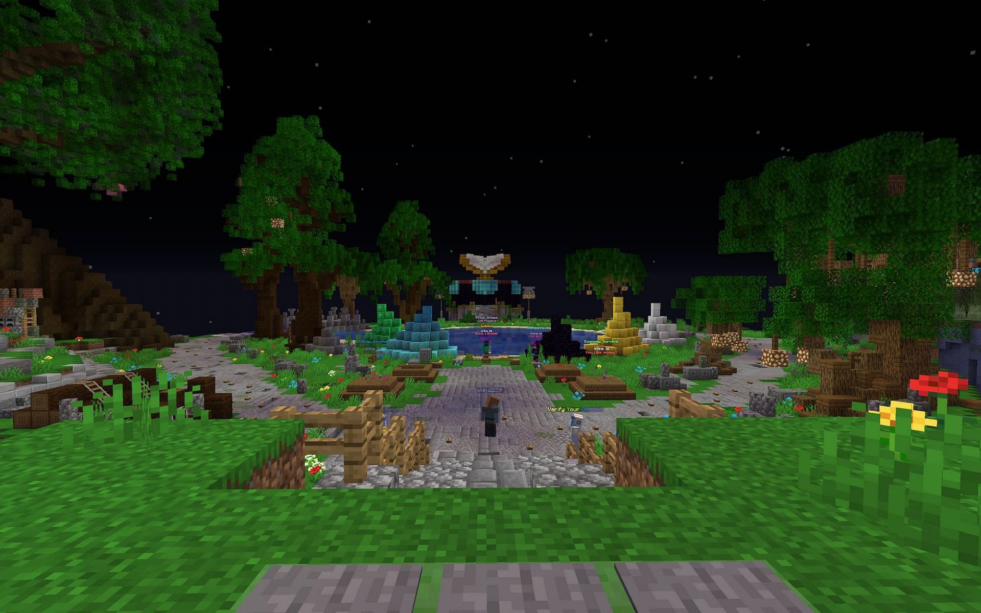 Ragnarock Network lobby (Image via Minecraft)