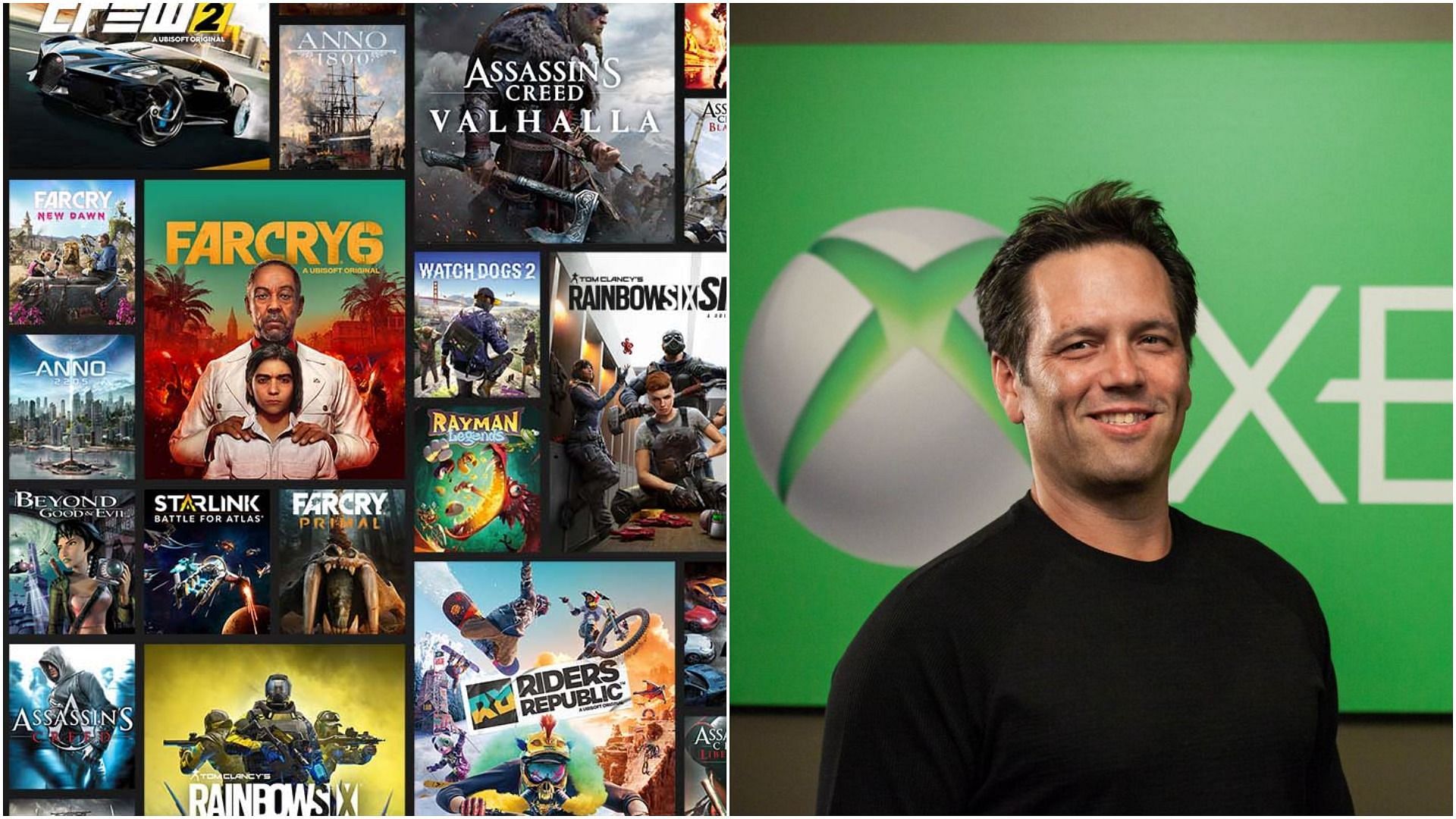 Ubisoft potentially looking at buyouts can be a great acquisition for Phil Spencer-led Xbox (Images via Xbox)