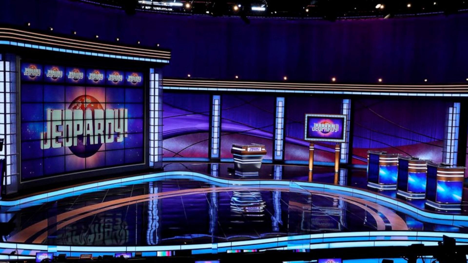 The set of Jeopardy! (Image via @Jeopadry/Instagram)