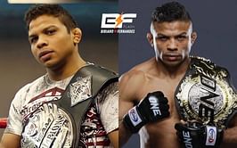 "Pride of Brazil" - 'Minotouro' Nogueira and fans react to Bibiano Fernandes' side-by-side pics of world title reigns