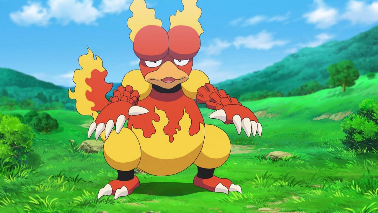 Magmar as it appears in the anime (Image via The Pokemon Company)