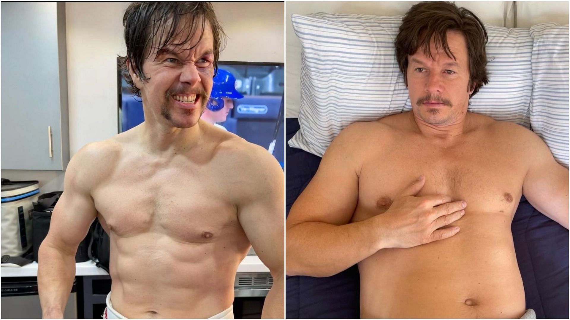 Mark Wahlberg gained 30 pounds for his role as Father Stuart Long for the movie Father Stu (Image via Instagram/Mark Wahlberg)