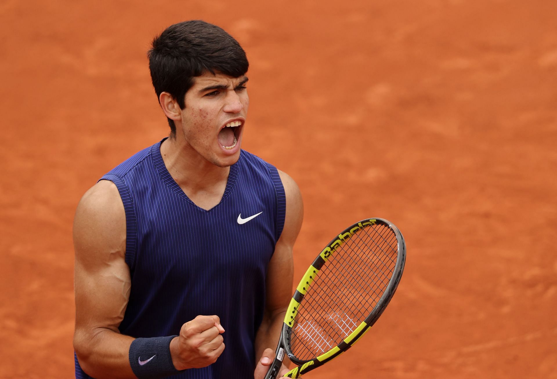 Carlos Alcaraz reached the third round of last year&#039;s French Open, on his debut at the event