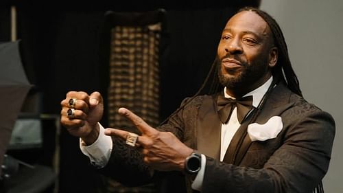 Booker T with his two WWE Hall of Fame rings