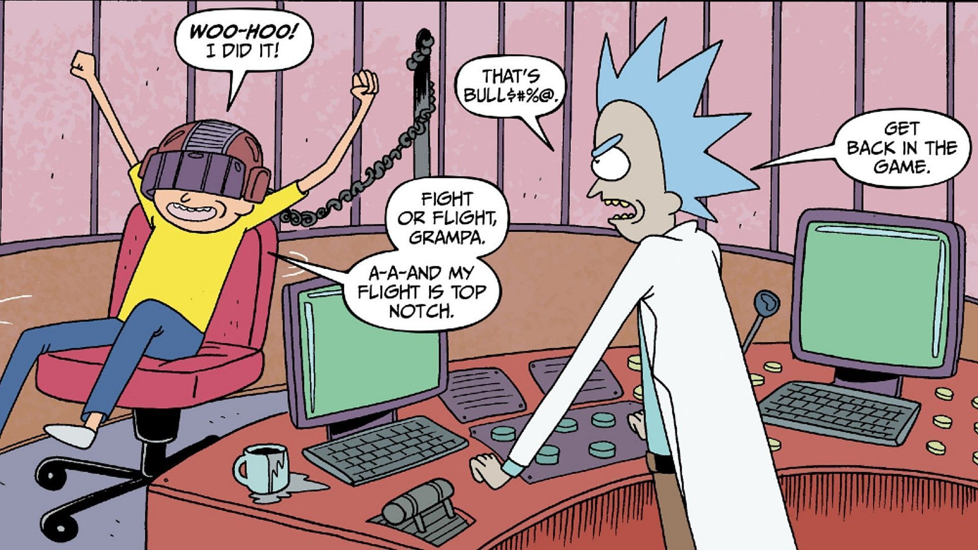 Issue #11 has a secondary story that sees Jerry and Summer switch bodies (Image via Oni Press)