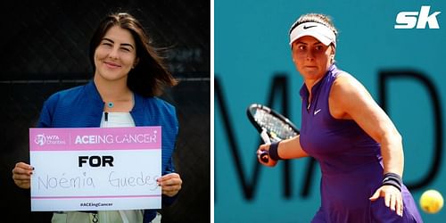 Bianca Andreescu was a volunteer for the WTA's 'Aceing Cancer' initiative