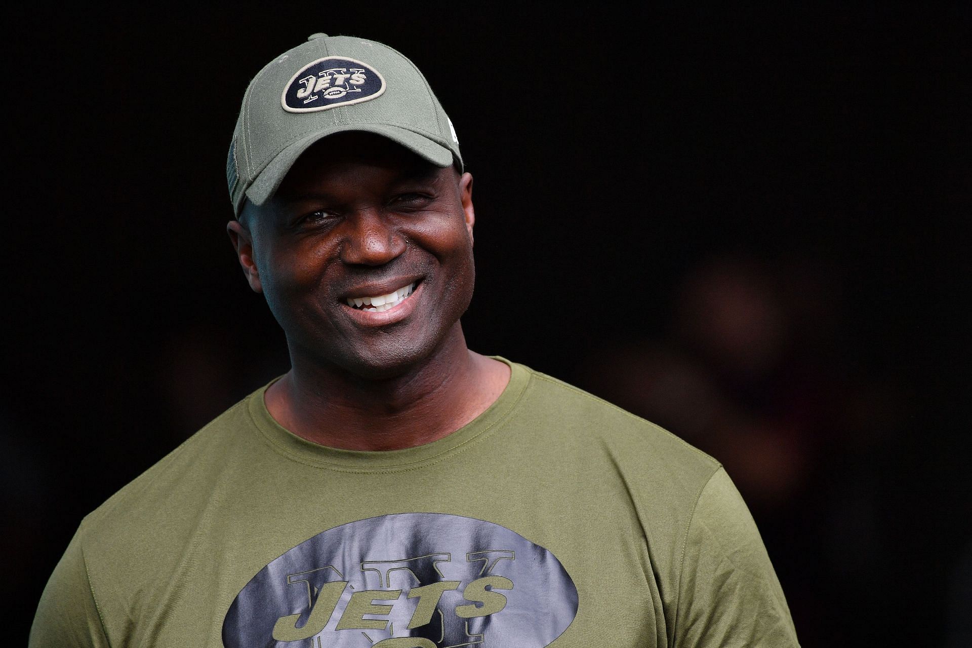 Todd Bowles pictured ahead of a game between the New York Jets and Miami Dolphins.