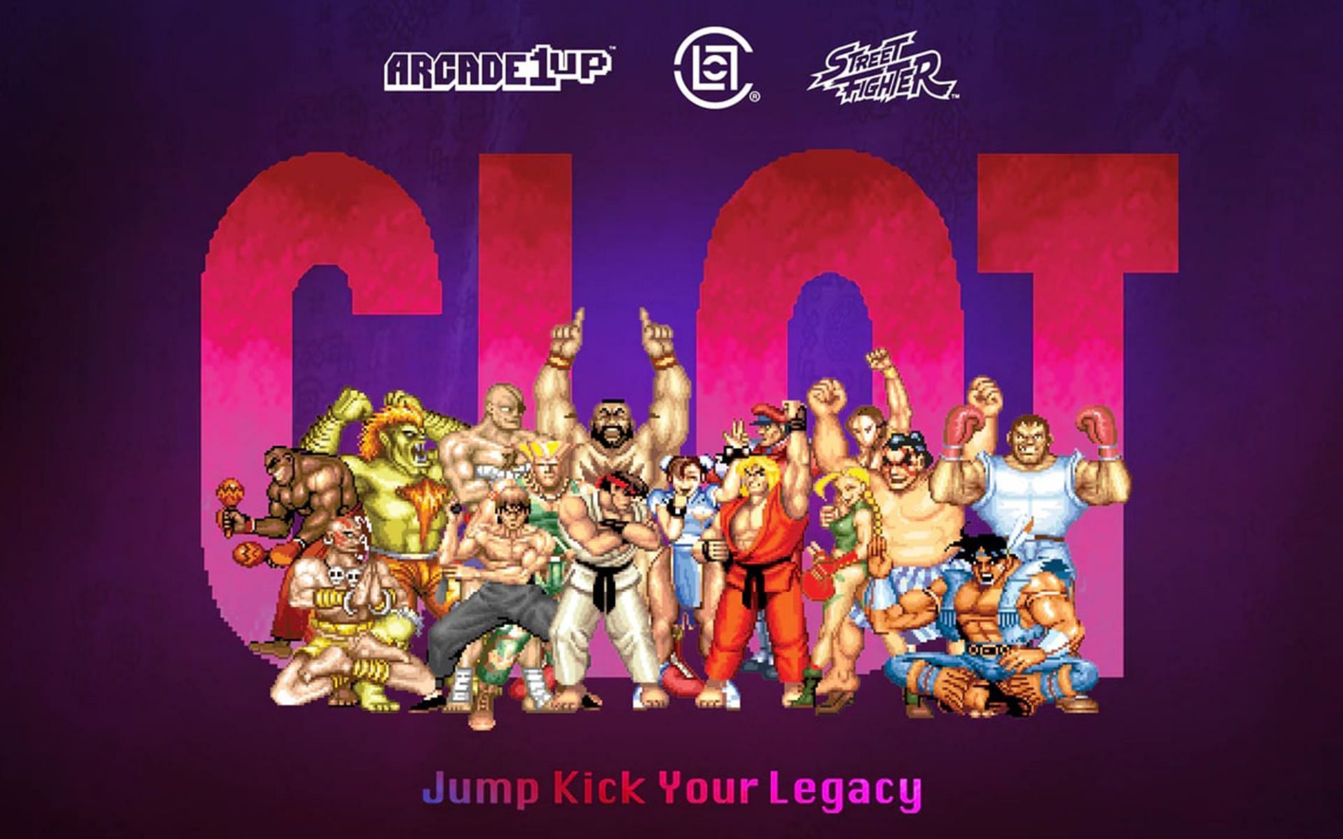 Clot x Arcade1up Street Fighter II collection (Image via Juice)