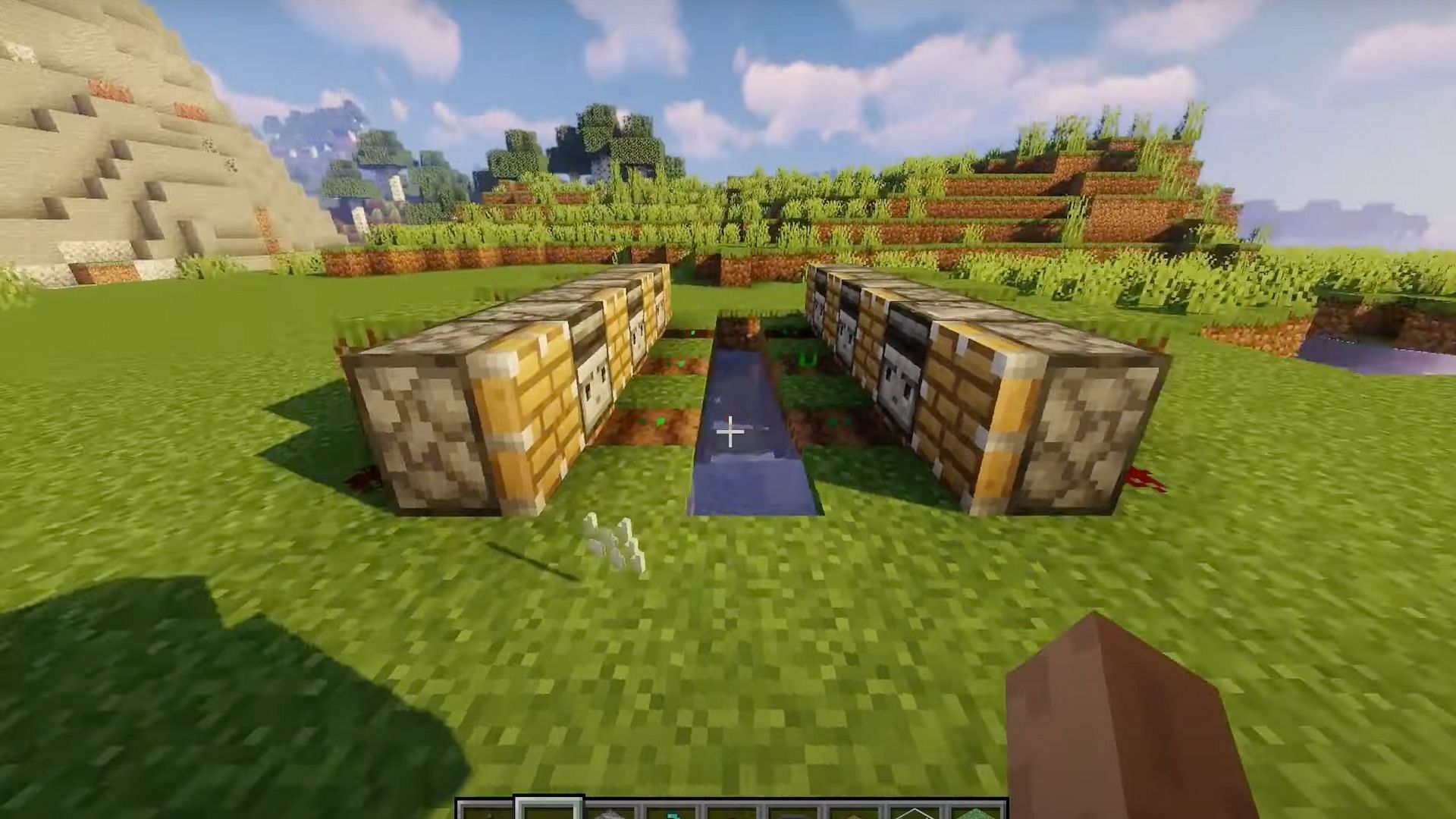 Players should plant pumpkin seeds to start their pumpkin farm (Image via NaMiature/YouTube)