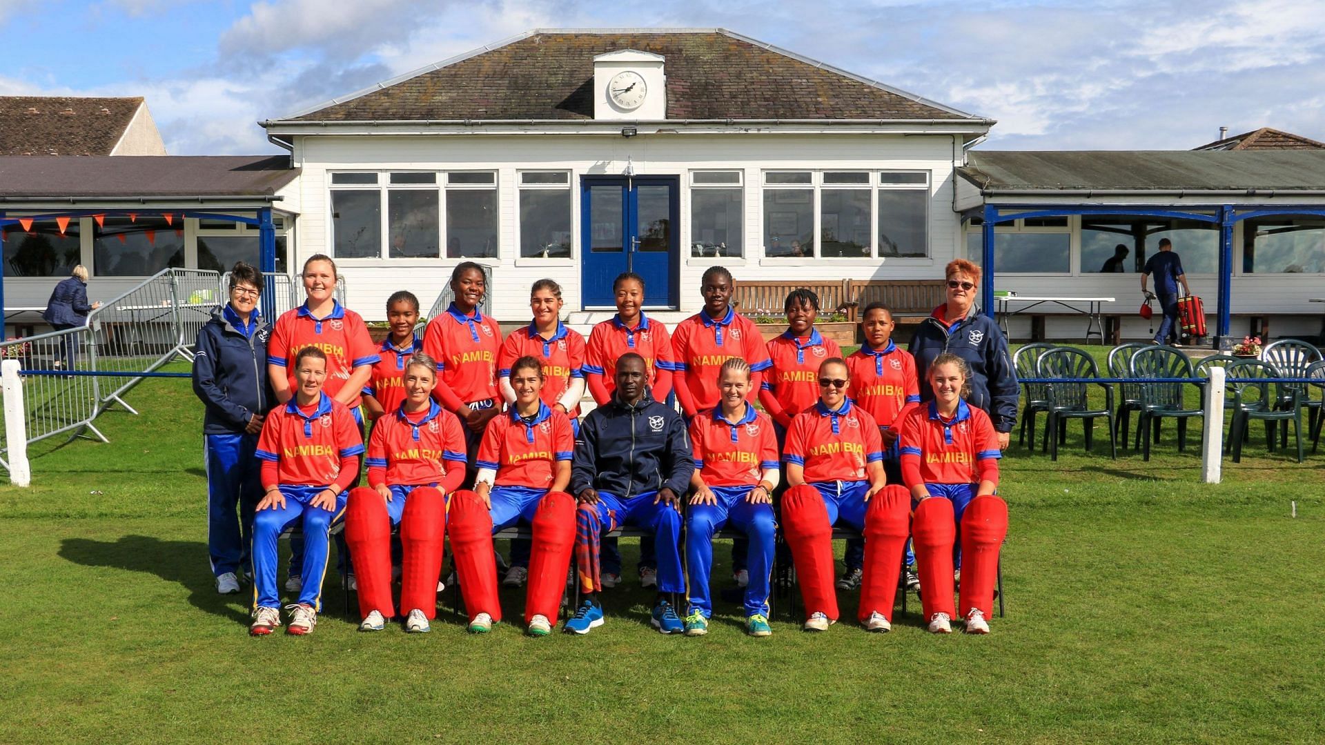 Namibian Women&#039;s Cricket Team in action (Image Courtesy: Emerging Cricket)