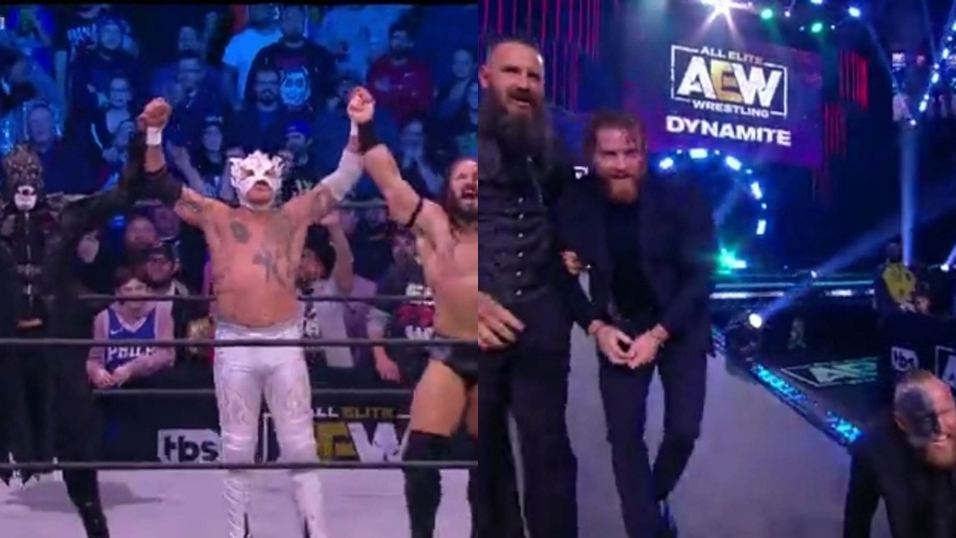 Rey Fenix reunited with the Death Triangle on AEW Dynamite.