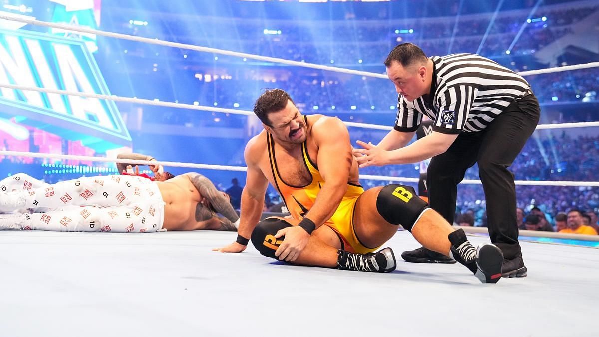 Boogs suffered an unfortunate injury in his WrestleMania debut
