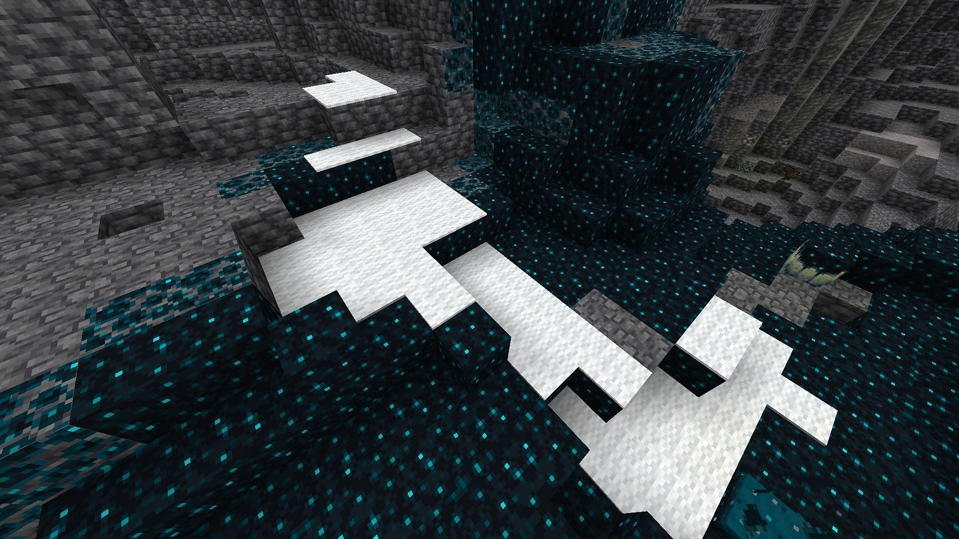 Create an easy escape route through Deep Dark Biome (Image via Minecraft 1.19 snapshot)