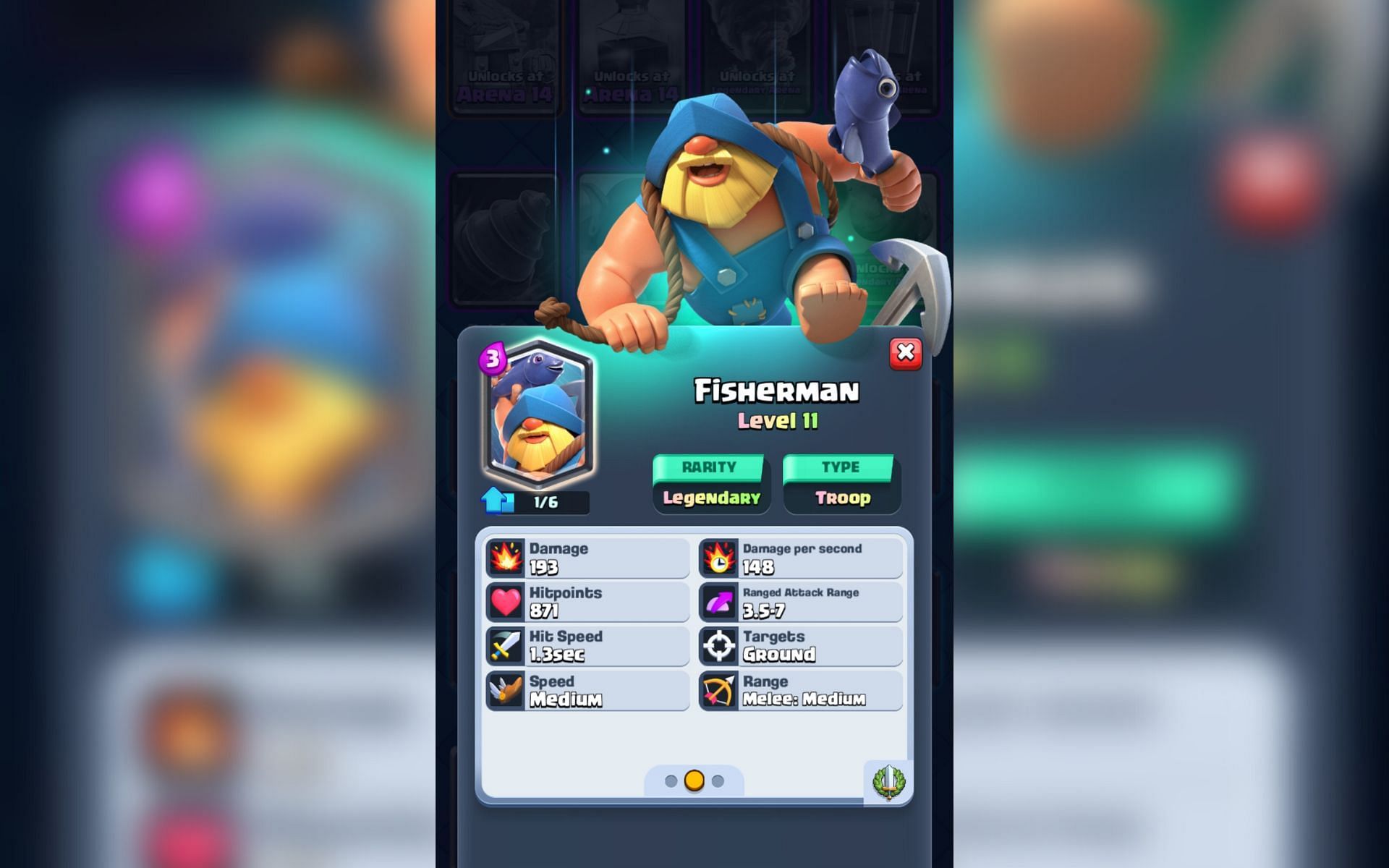 Fisherman is a Legendary card (Image via Sportskeeda)
