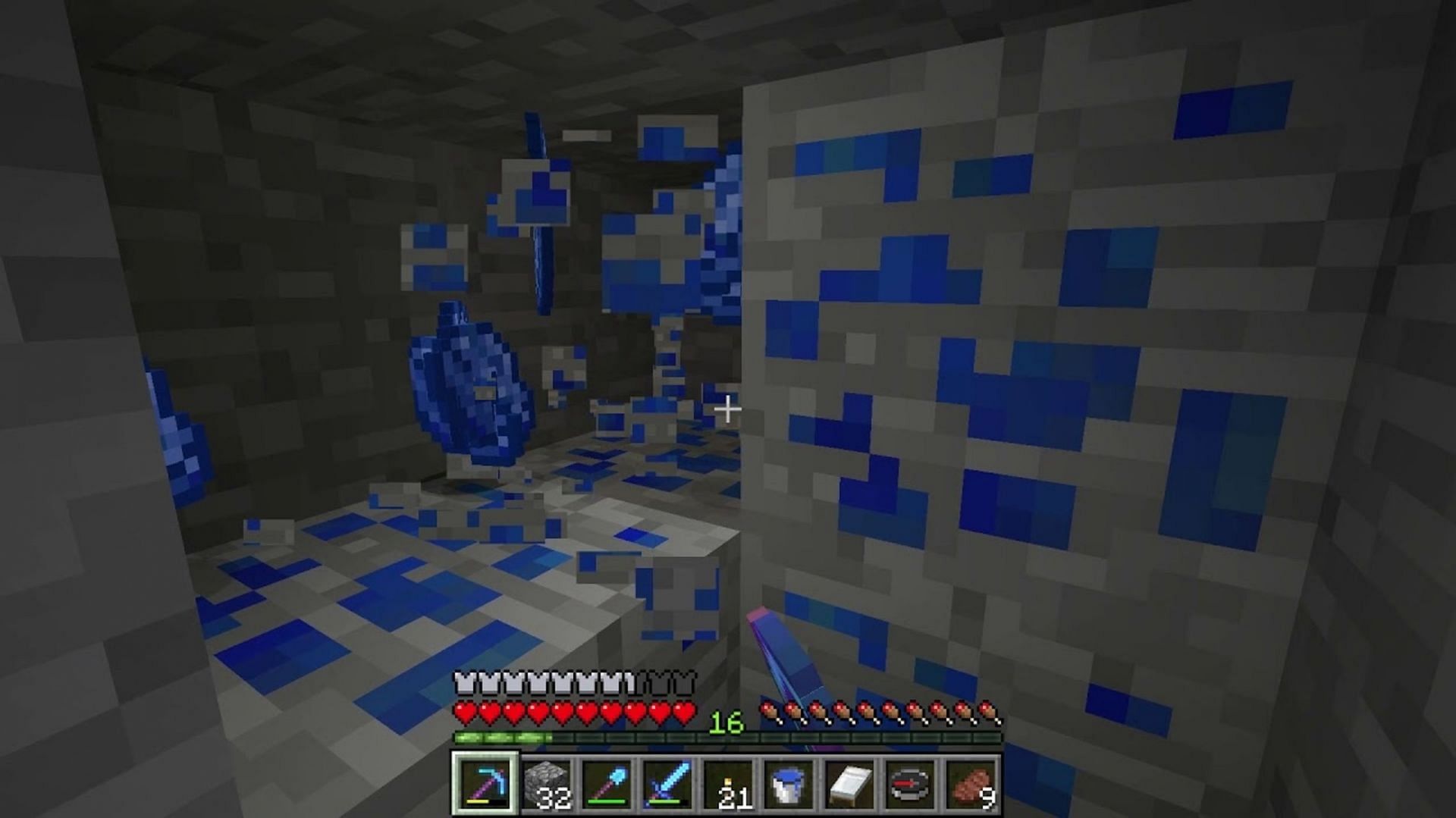 Lapis lazuli may not be the most vital resource, but it&#039;s definitely worth obtaining for enchanting purposes (Image via Mojang)