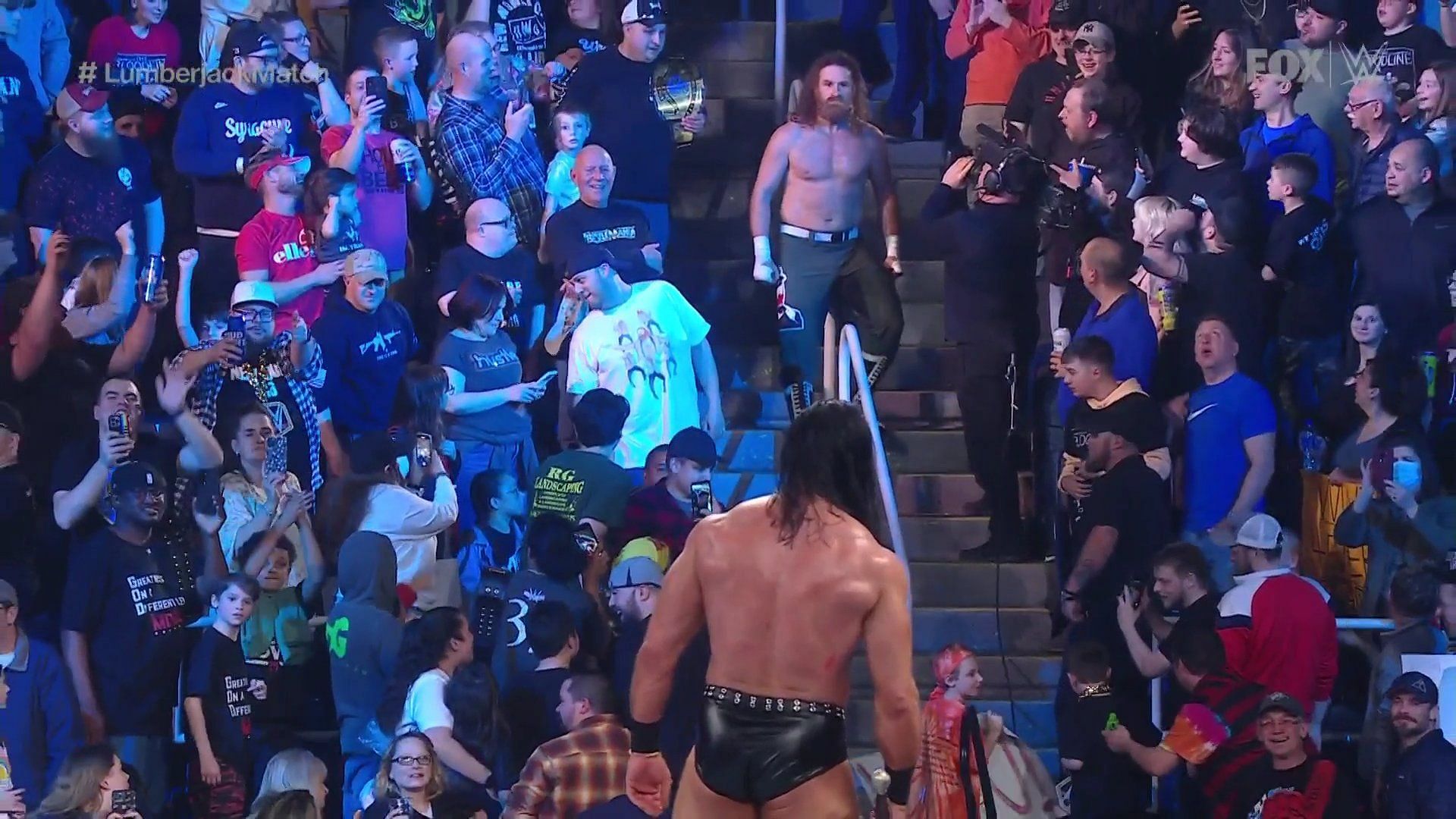 Sami Zayn once again ran away from Drew McIntyre on SmackDown