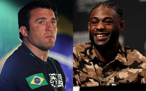 Chael Sonnen (left); Aljamain Sterling (right)