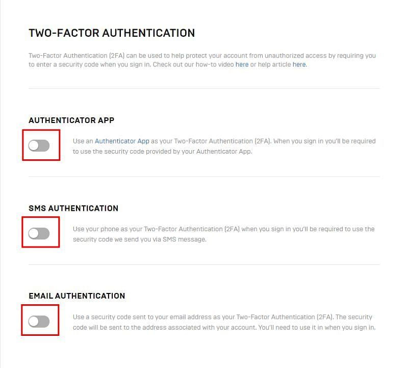 Enable Multi-Factor Authentication (MFA): Epic Games Account