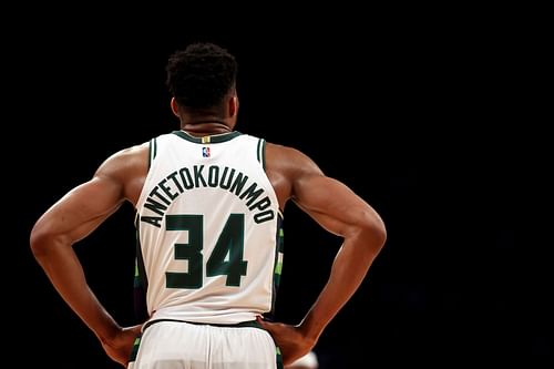 Giannis Antetokounmpo of the Milwaukee Bucks