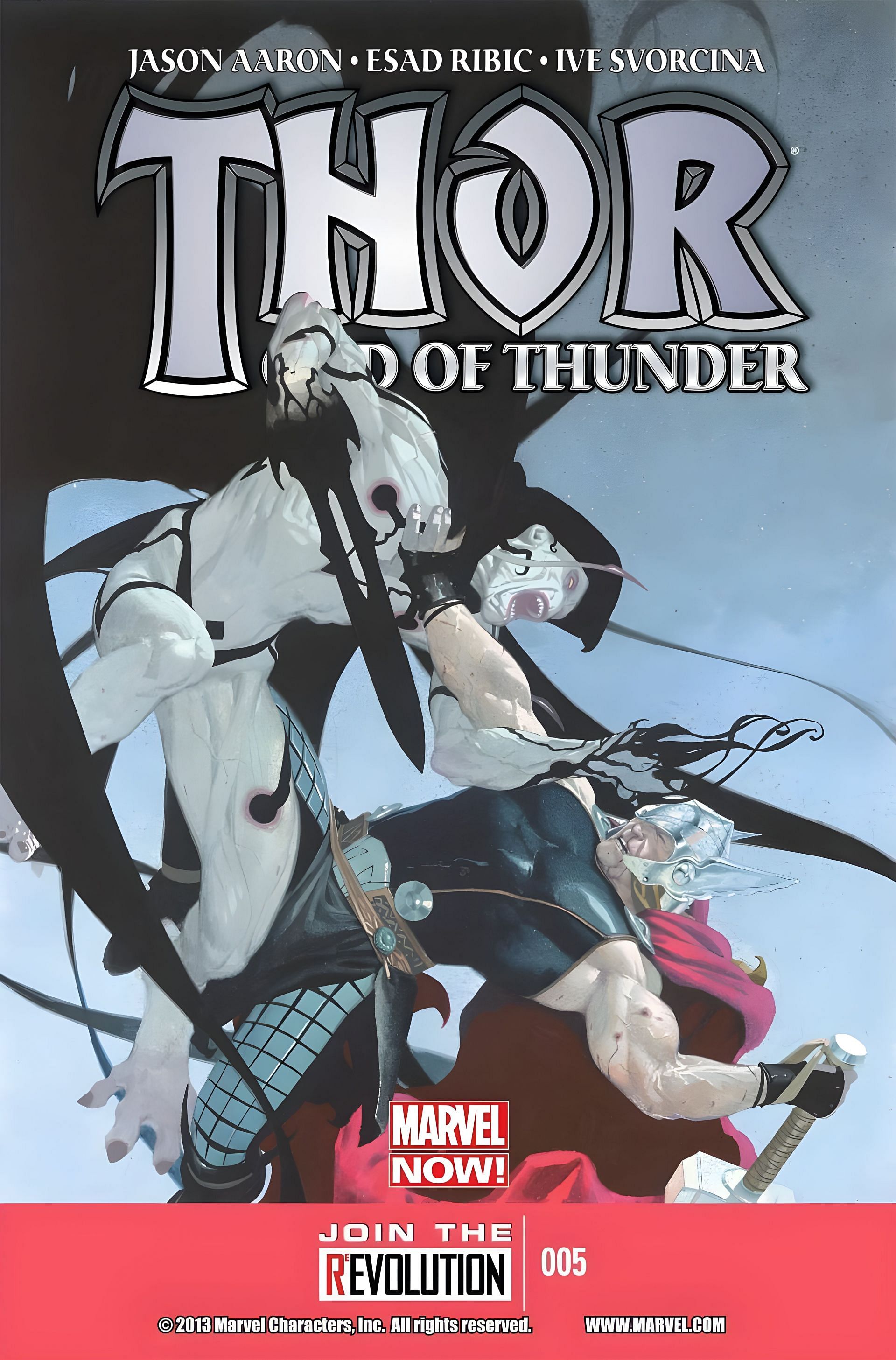 Thor: God of Thunder #5 cover (Image via Marvel Comics)