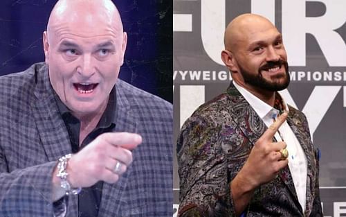 John Fury (left) and Tyson Fury (right)