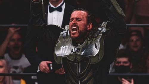 Adam Cole at AEW Revolution 2022 (Credit: Jay Lee Photography)