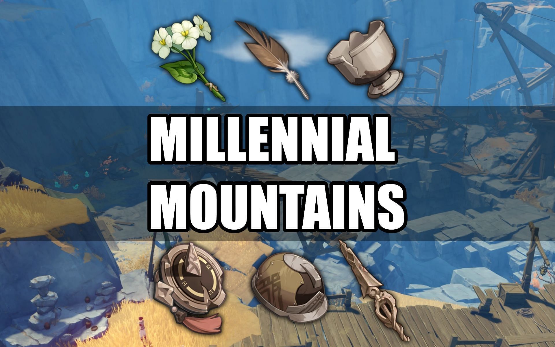 The Millennial Mountains quest primarily revolves around the player collecting six items (Image via miHoYo)