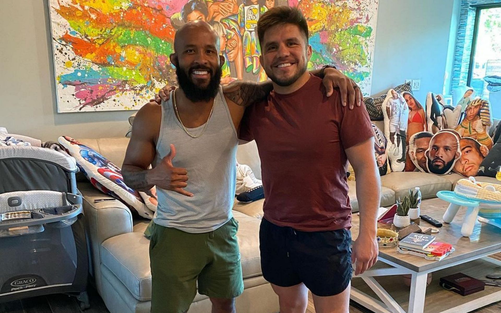 Demetrious Johnson (left) and Henry Cejudo [Image Courtesy: @henry_cejudo on Instagram]