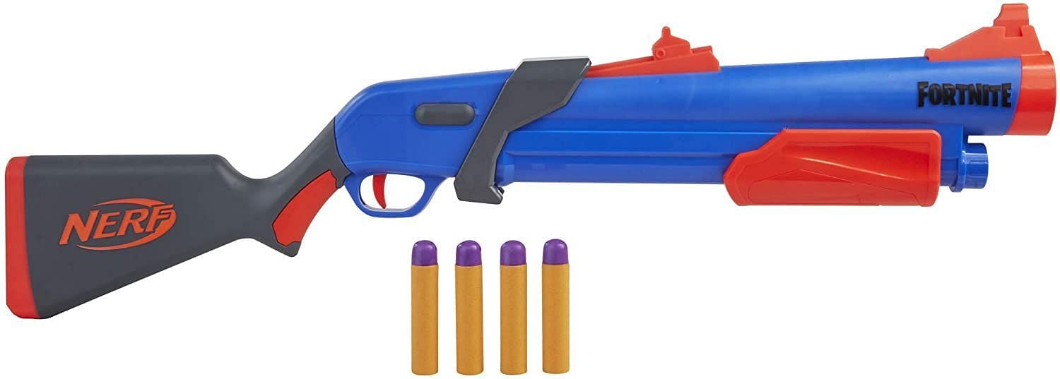 The Pump Shotgun blaster (Image via Epic Games/Nerf)