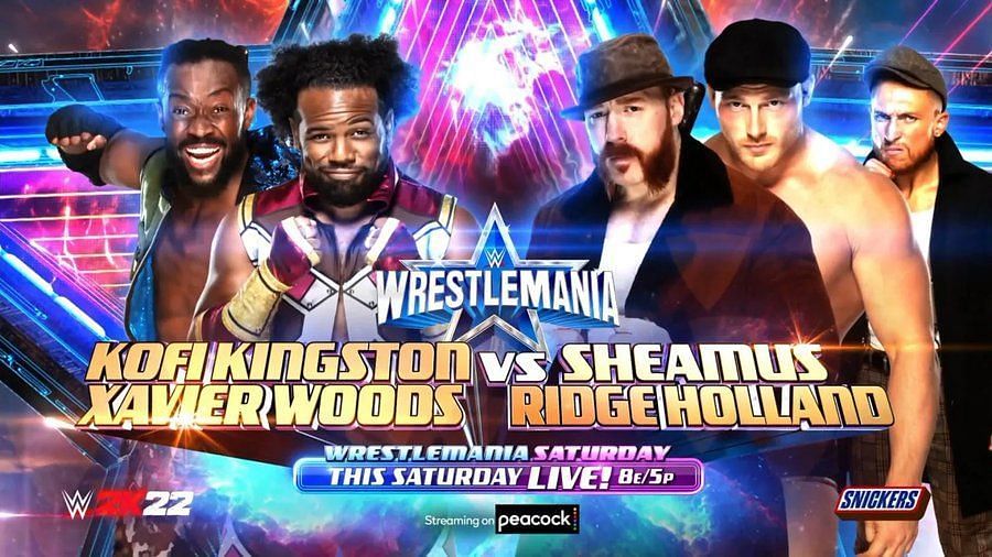 Despite being advertised, The New Day&#039;s match against Sheamus and Ridge Holland didn&#039;t happen.