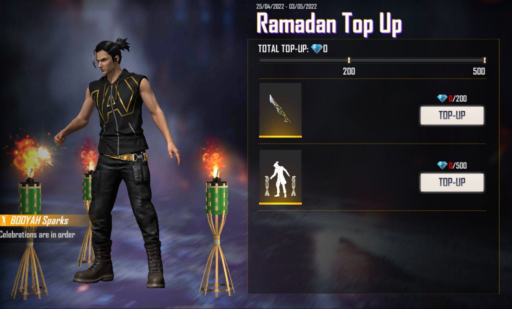 The two legendary rewards (Image via Garena)