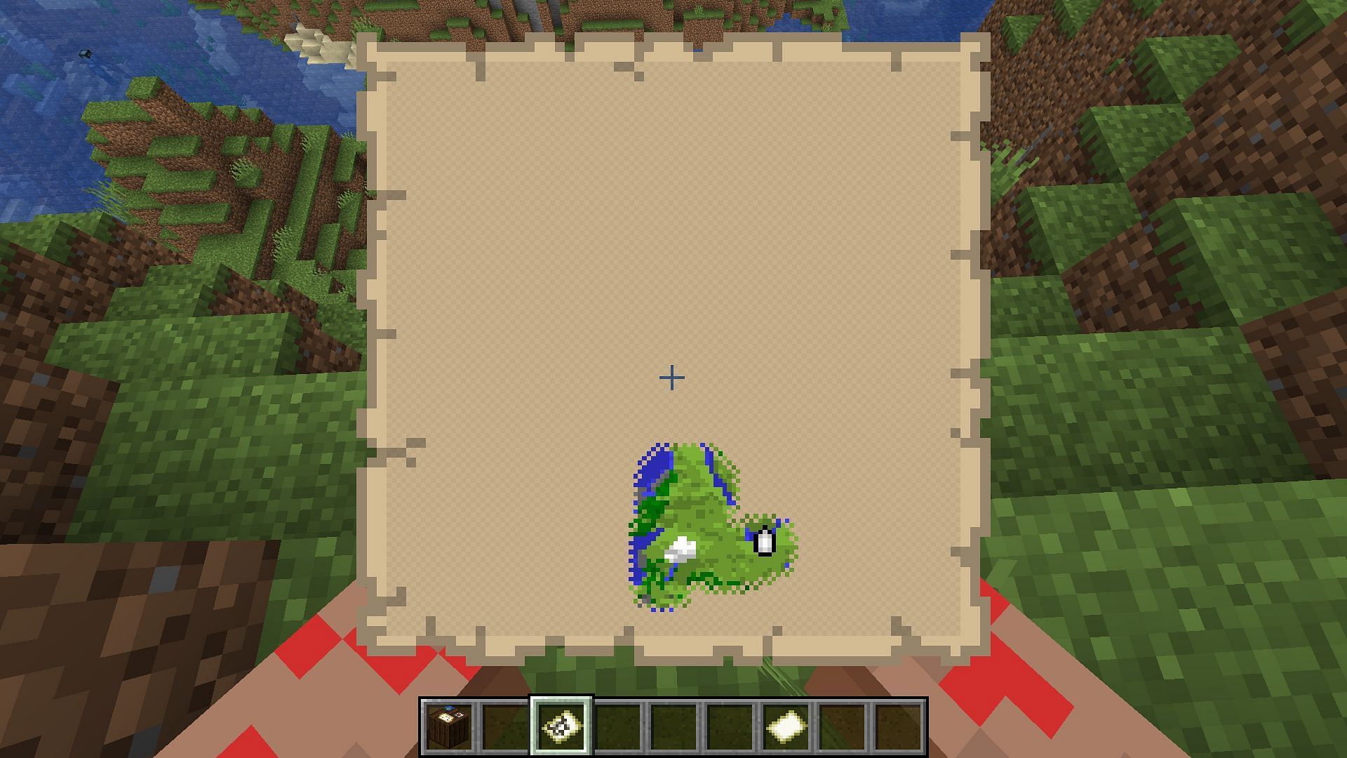 Maxed out map (Image via Minecraft)