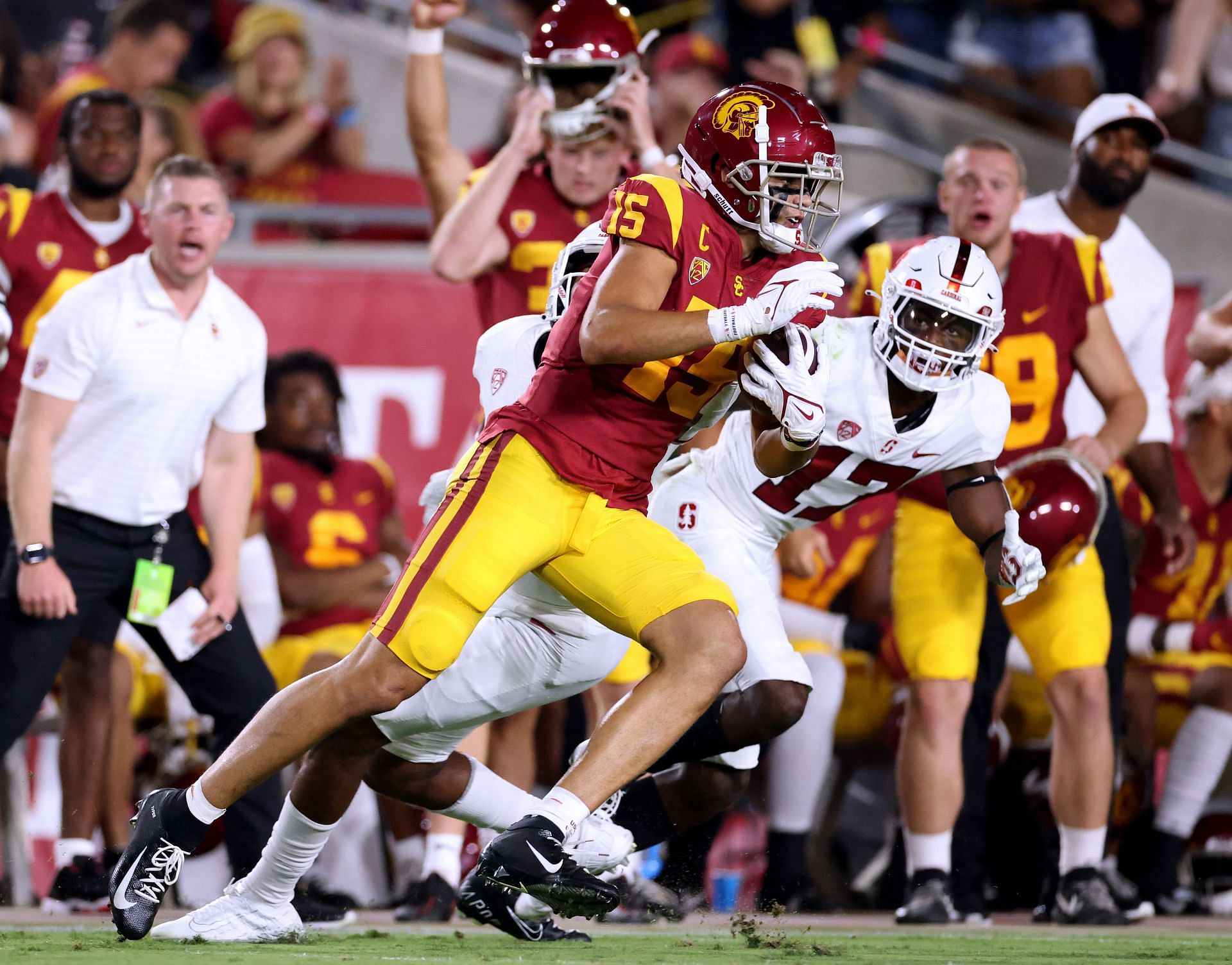 Falcons draft USC WR London, get much-needed big-play threat