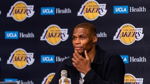 Russell Westbrook's latest comments about the Crypto.com Arena crowd is only going to make him more of a target in home games. Photo: Sporting News]