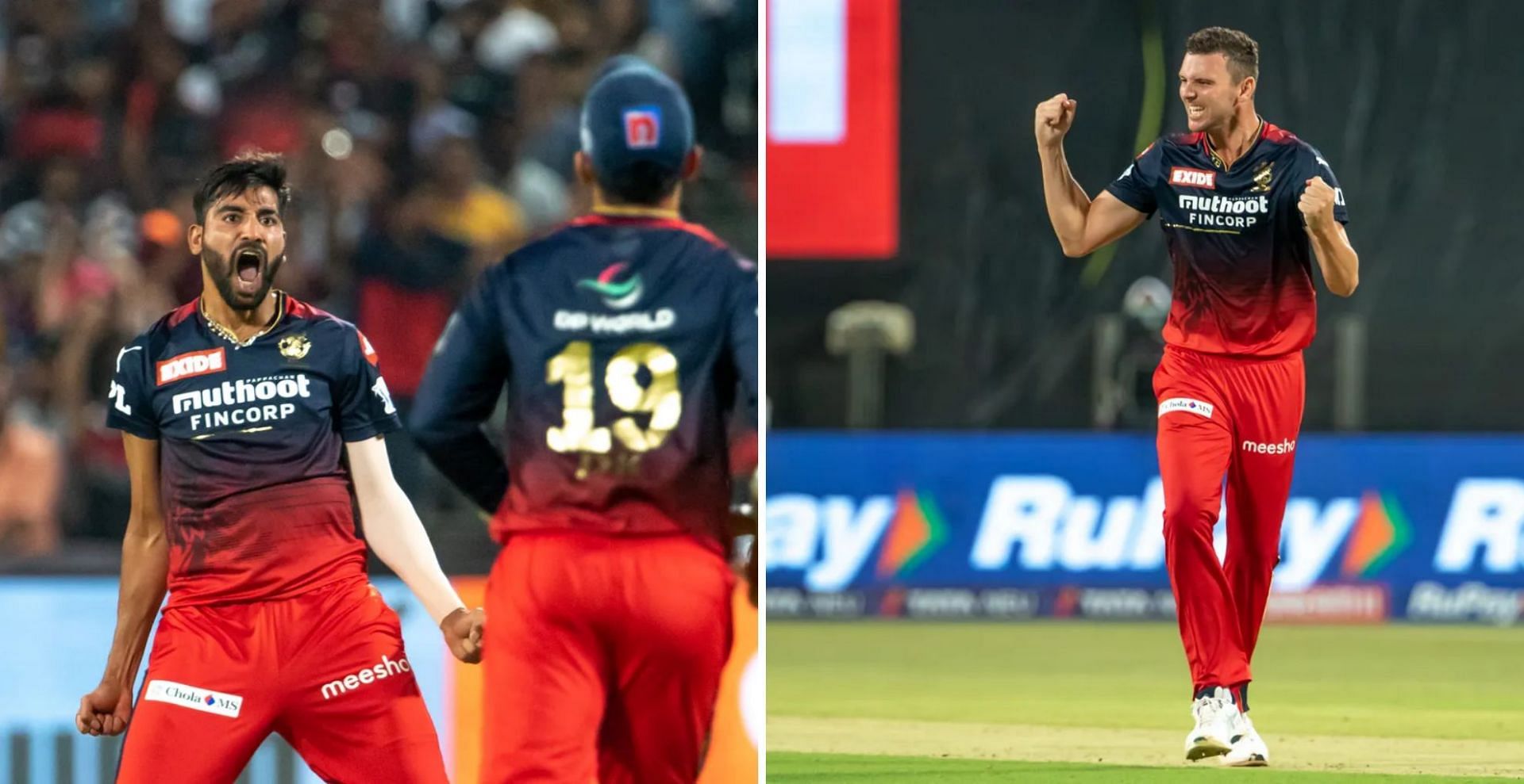 Mohammed Siraj pulled off a stunning catch to dismiss Jos Buttler (Credit: BCCI/IPL).