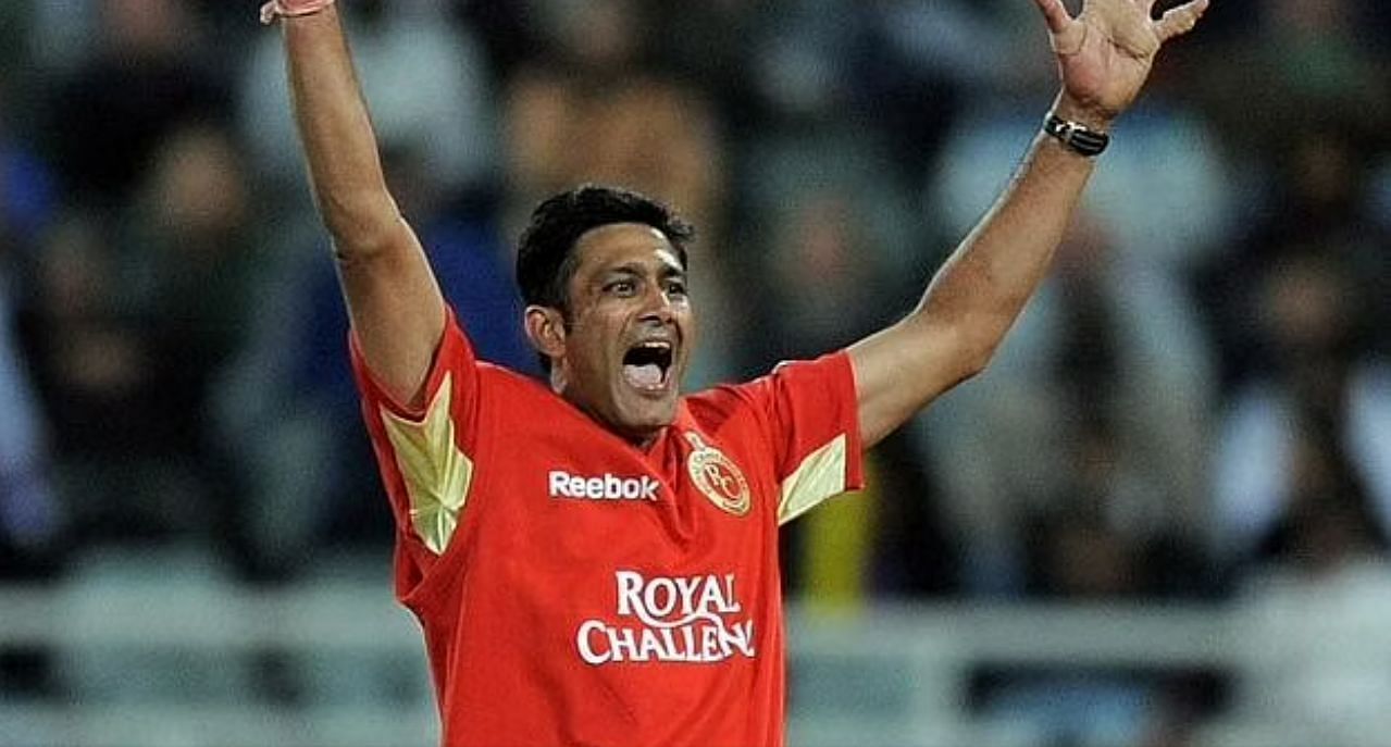 Anil Kumble dragged RCB back into this game in Durban (Image Courtesy: iplt20.com)