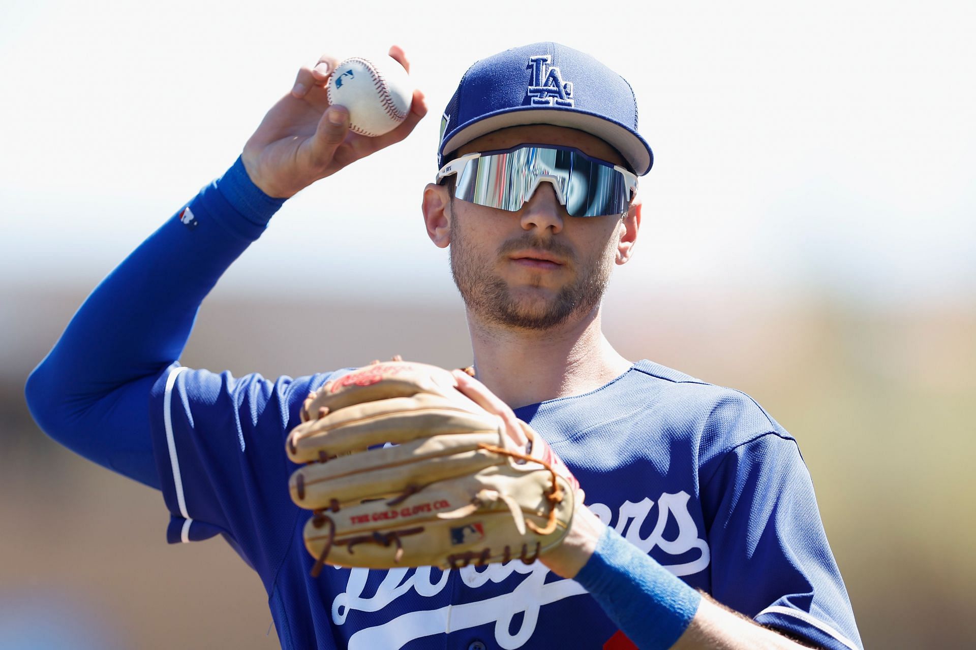 Trea Turner wearing sunglasses