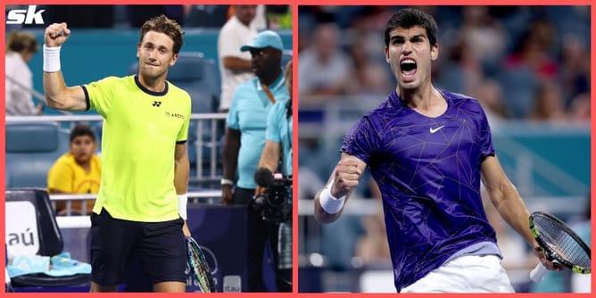 Miami Open 2022: Today's results, scores, winners and recap - Casper Ruud and Carlos Alcaraz set up title showdown | Day 12