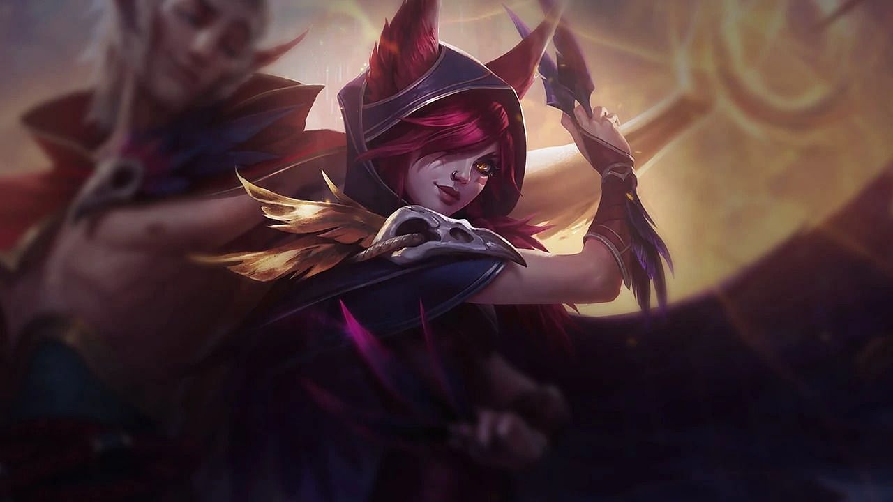 Xayah is another champion who can root Jinx in place leading to a disadvantageous situation for the latter (Image via League of Legends)