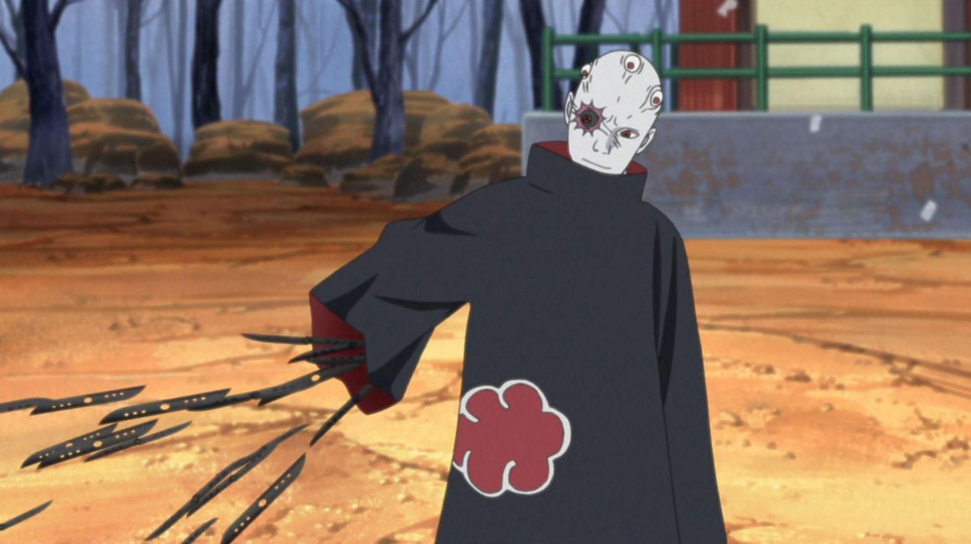 Shin Uchiha using his cursed seal technique against Naruto and Sasuke (Image via Studio Pierrot)
